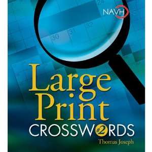  Large Print Crosswords 2 Book: Everything Else