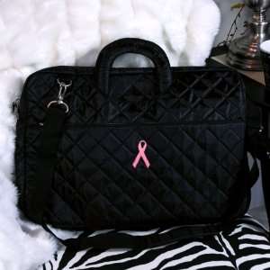  Breast Cancer Quilted Laptop Bag 
