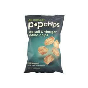  Popchips Potato Chips Sea Salt and Vinegar    3 oz: Health 
