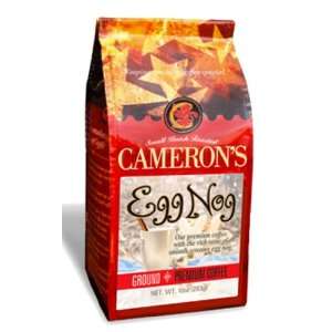 Camerons Coffee Egg Nog Holiday Ground Coffee, 10 Ounce:  