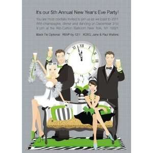 Time to Toast!, Custom Personalized New Years Parties Invitation, by 
