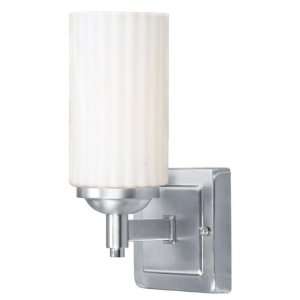  Livex Lighting 1421 91 One Light Nickel Bathroom Sconce 