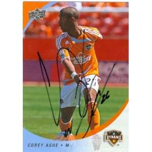  Corey Ashe autographed Soccer trading Card (MLS Soccer 