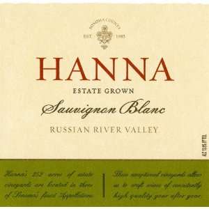  Hanna Sauvignon Blanc 2010: Grocery & Gourmet Food