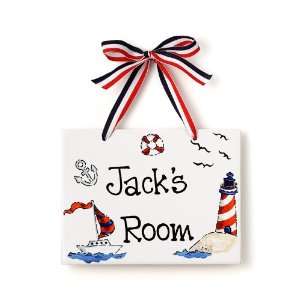  Sailor Personalized Name Plaque: Home & Kitchen