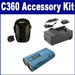  Kodak C360 Digital Camera Accessory Kit includes: SDCRV3 