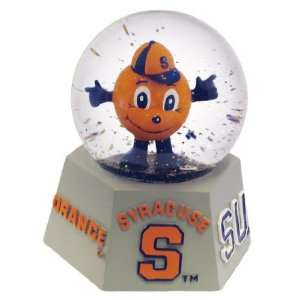  Syracuse Orange Mascot Musical Water Globe with Hexagonal 
