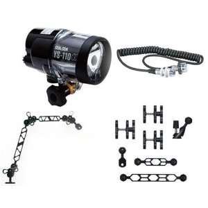  Sea and Sea ARM 8 Inch DSLR SET w/YS110a Strobe & 5 pin 