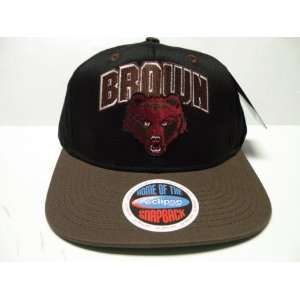  NCAA Brown University Bears Black Brown 2 Tone Snapback 