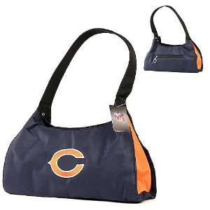  Chicago Bears Purse / Handbag (Navy, 12.5 x 6) Sports 