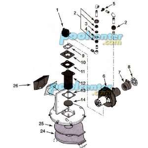  Pentair 77707 0093 Endcap/Air Orifice   Mixing Tube 400 