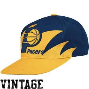   Blue Gold NBA Sharktooth Snapback Adjustable Hat