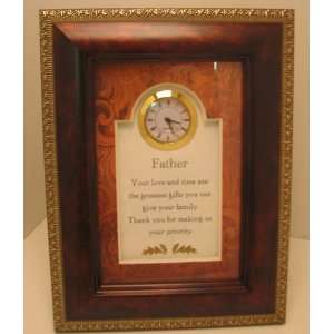  Heartfelt 05011 Father Framed Clock: Everything Else