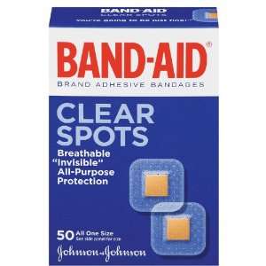 Band Aid Brand Clear Spots, 50/BX (JOJ4708) Category: Bandages and 