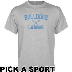  Drake Bulldogs Ash Custom Sport Icon T shirt  : Sports 