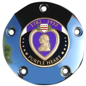  Austin Steiner ASPC PHC Chrome Purple Heart Medal Touring 