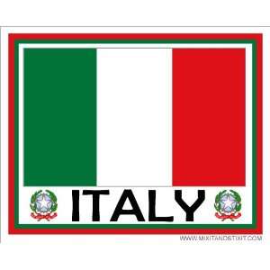  Italy Flag Bumper Sticker: Everything Else