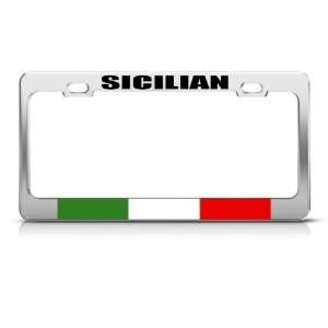  Sicilian Italian Italy Sicily Country Metal license plate 