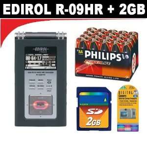  Edirol R 09HR High Resolution WAVE/MP3 Recorder + Advanced 