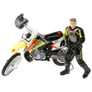  MXS Ricky Carmichael Yellow #4 MX Motorcycle: Toys & Games