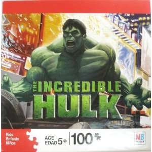   The Incredible Hulk 100 Piece Puzzle, Hulk Smash Scene Toys & Games