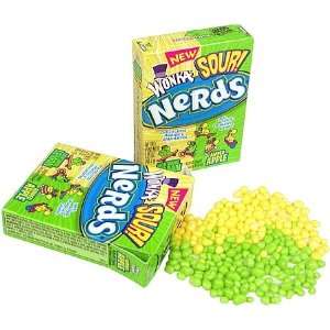 NERDS Willy Wonka Sour Nerds 24 Count  Grocery & Gourmet 