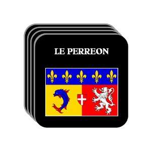  Rhone Alpes   LE PERREON Set of 4 Mini Mousepad Coasters 