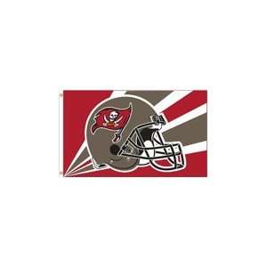  3x5 NFL Football Helmet Flag Tampa Bay Buccaneers: Sports 
