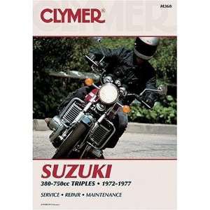  Clymer Suzuki Triples 380 750cc Manual M368: Automotive