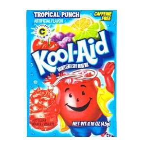 Kool Aid Tropical Punch Unsweetened (Pack of 96):  Grocery 