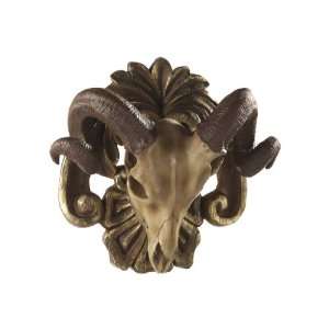  Ram Horn Wall Plaque. Polyresi: Home & Kitchen