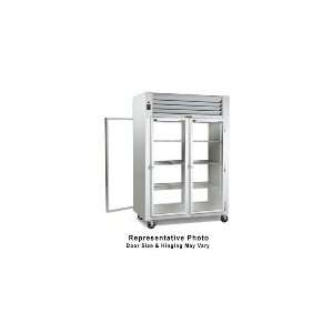 Traulsen AHT232WPUT FHG 115   2 Section Pass Thru Refrigerator w/ Wide 