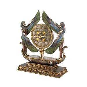  Isis Egyptian Sculptural Clock 