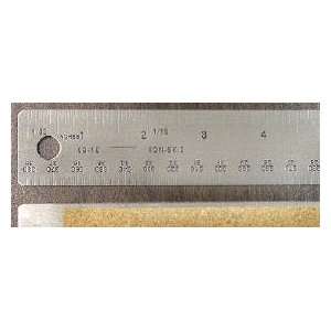   12 inch Stainless steel flexible cork back ruler: Office Products
