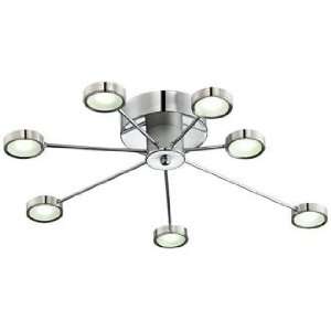  Retro Circles 30 Wide LED Ceiling Light Fixture