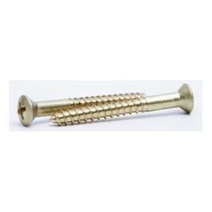   Phillips Oval Head Wood Screw, Brass, Pack of 125000: Home Improvement