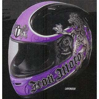  Icon Alliance SS Helmet Battlecry Lavender XS Automotive