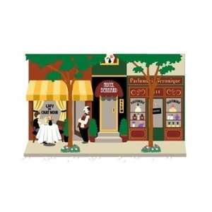  Cafe Hotel and Parfumerie Wall Mural