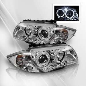  BMW E87 128i 135i 08 09 10 Projector Headlights /w Halo 