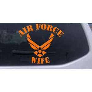   24.9in    Air Force Wife Military Car Window Wall Laptop Decal Sticker