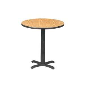  Round Bar Height Cafe Table with X Base (48 dia): Home 