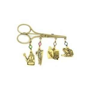  Hairdresser Nail Tech Charm Pin Womens Jewelry: Jewelry