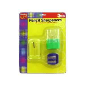  3 Pack Pencil Sharpeners. 