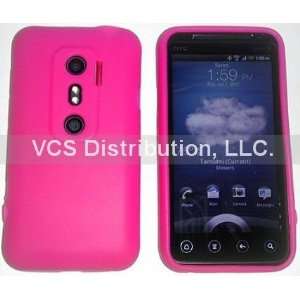   Scales HTC EVO 3D Silicone Cases   Pink: Cell Phones & Accessories