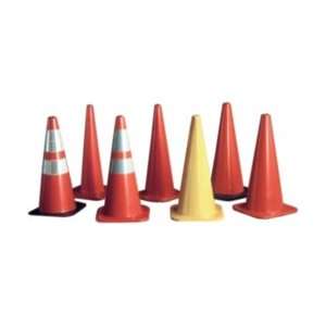  Services & Materials 18 Orange Base Visible Traffic Cones 