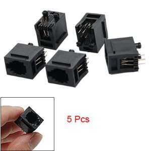  Gino 5Pcs 180 Degree 2mm Pitch Modular Telephone Socket 