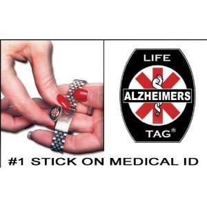  Alzheimers Medical ID Tags 5 pack: Health & Personal Care