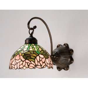  8W Cabbage Rose Wall Sconce: Home Improvement