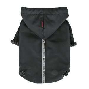  Puppia Authentic Base Jumper Raincoat, XX Large, Black 