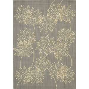   Capri Slate Floral 23 x 8 Runner Rug (CAP1)